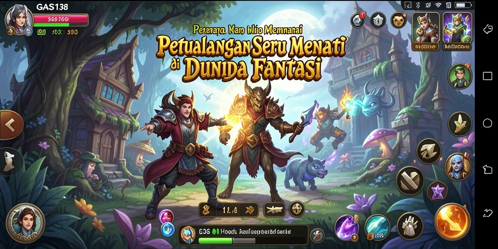 Screenshot dari gameplay GAS138 yang menunjukkan aksi seru dan pencarian petualangan.