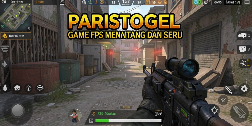 Tampilan gameplay PARISTOGEL yang mendebarkan dan menantang.