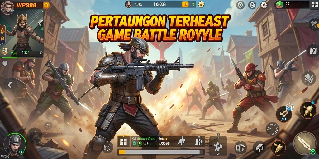 Gameplay seru dan mendebarkan di WP888 Battle Royale.